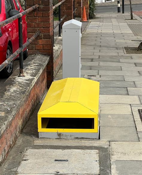 strange yellow boxes in london